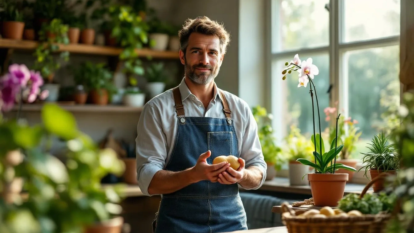 Das Kartoffel-Wunder: Mit diesem Küchen-Trick bringt Ihr Gärtner jede Orchidee sofort zum Blühen