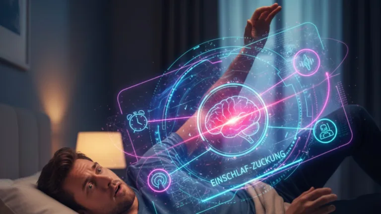 Die „Einschlaf-Zuckung“ Ein Psychologe erklärt, was Ihr Körper Ihnen nachts wirklich sagen will