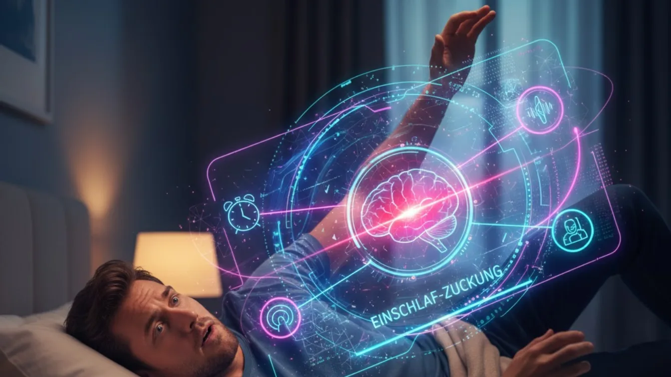 Die „Einschlaf-Zuckung“: Ein Psychologe erklärt, was Ihr Körper Ihnen nachts wirklich sagen will