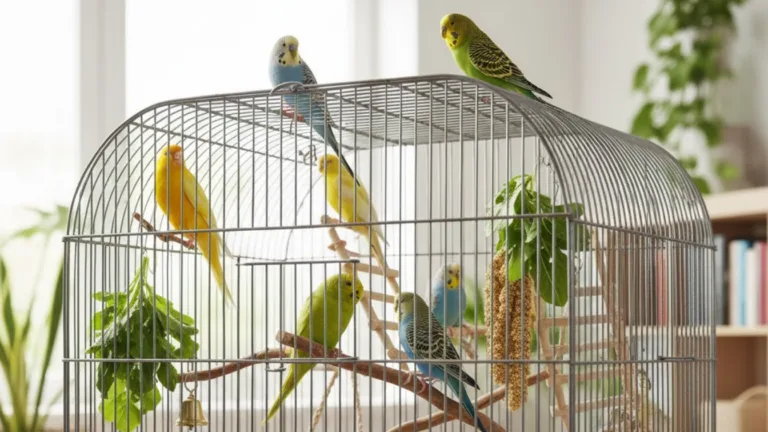 Ratgeber für Vogelbesitzer Wie viel Platz Wellensittiche und Kanarienvögel in ihrem Käfig benötigen und wie man ihre Lebensqualität verbessern kann.